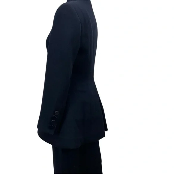 Vintage John Anthony Navy Blue Jacket & Skirt Suit - Picture 8 of 16